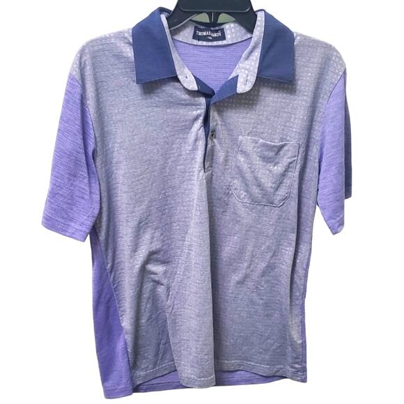 EUC! Thomas Hardy Men's Purple Polo Tee ~ Korean Fashion ~ Size 100 / Medium - Picture 1 of 14